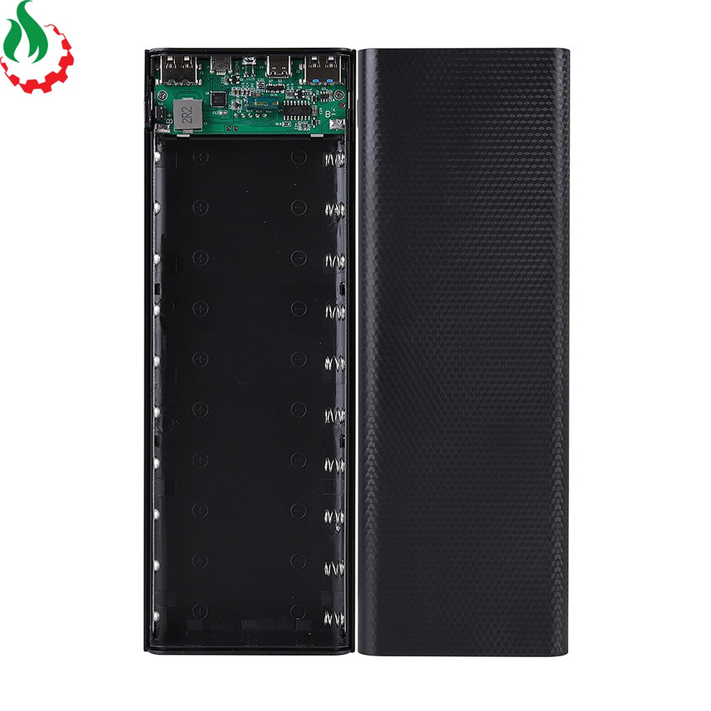 DMST Box sạc dự phòng 10 cell 18650 sạc nhanh QC3.0 22.5W (Không pin)