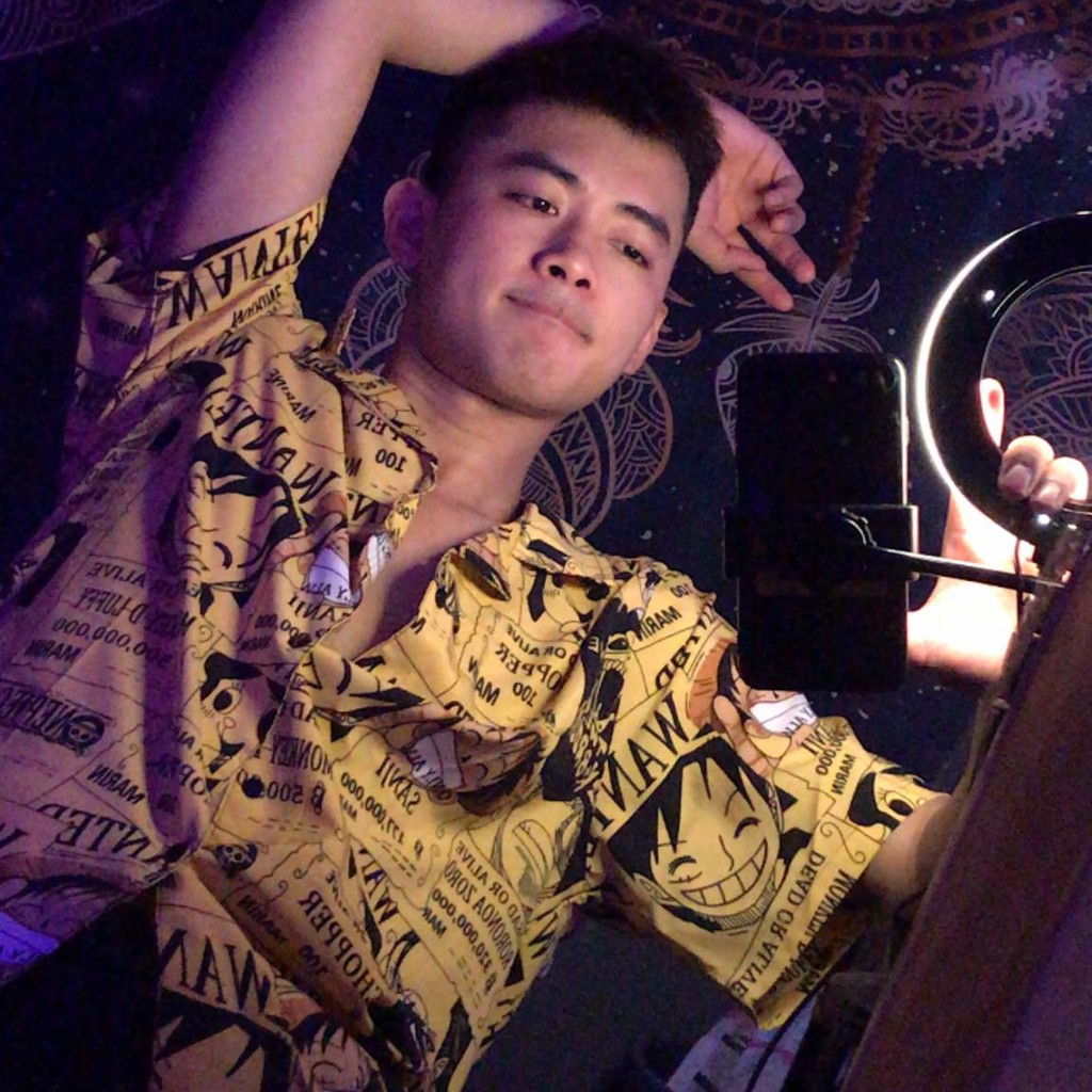 Áo sơ mi Cổ DANTON - VEST Monkey D. Luffy 3 màu vàng - đen - trắng ngắn tay form rộng unisex nam nữ vải lụa | BigBuy360 - bigbuy360.vn