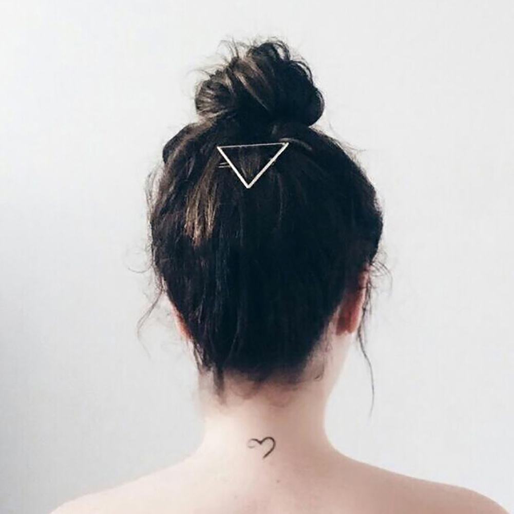 Kẹp tóc kim loại nhiều hình dạng thời trang cho nữ