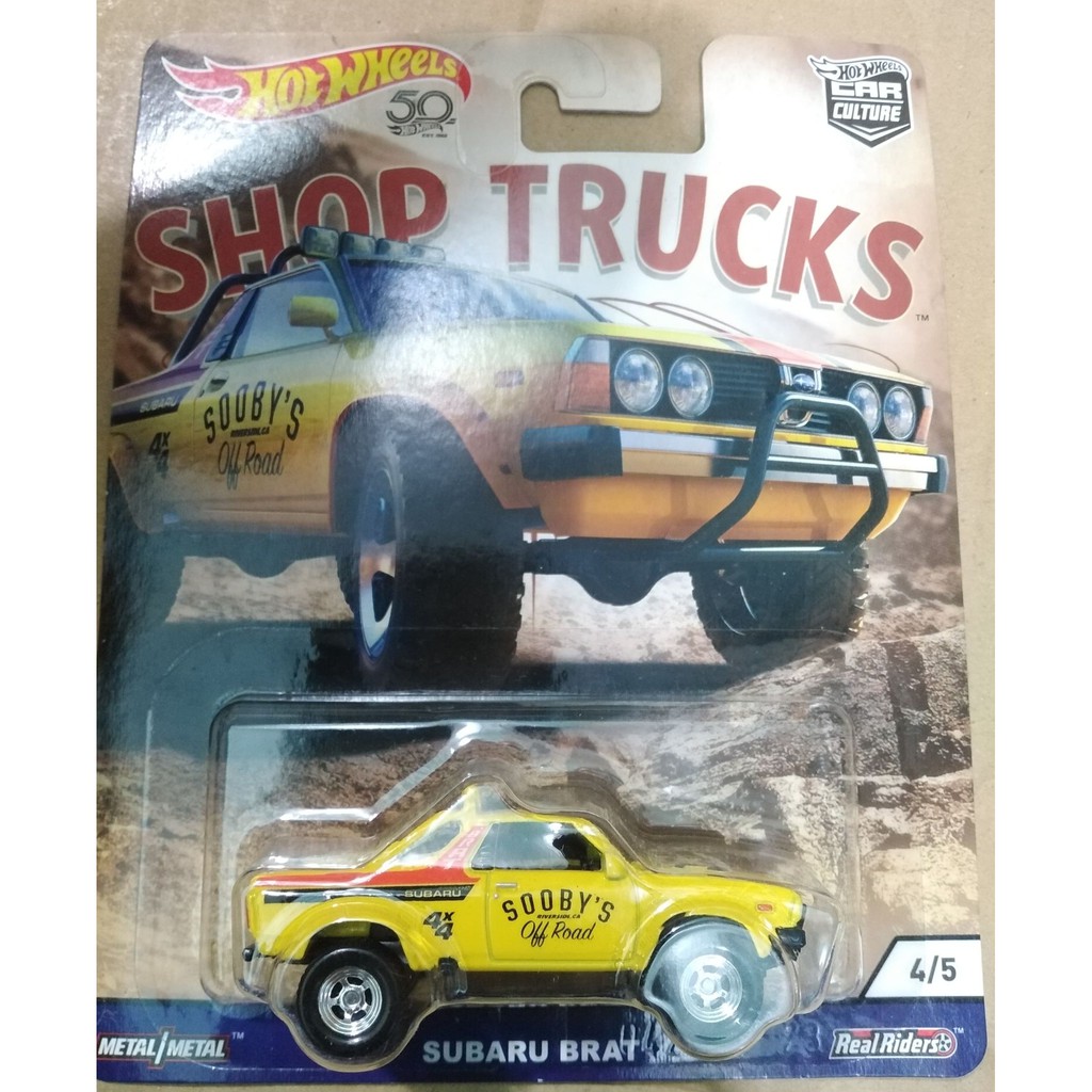 hotwheels shop trucks:subaru