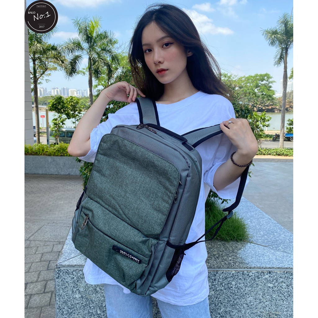 Balo Thời Trang Cao Cấp Simple Carry B2B01 B.Grey