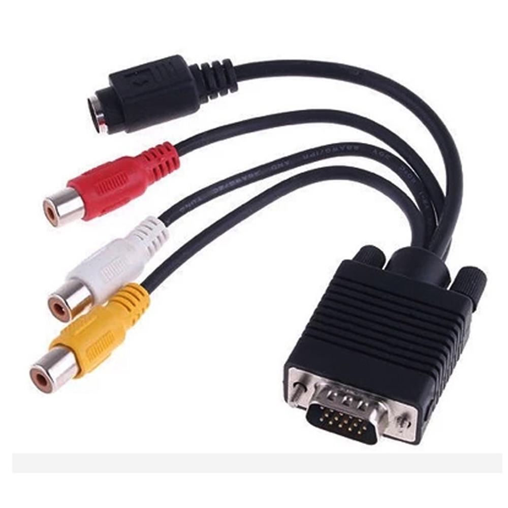 Cáp ChuyểN ĐổI VGA Sang S-Video SVGA VGA Sang AV 3 RCA