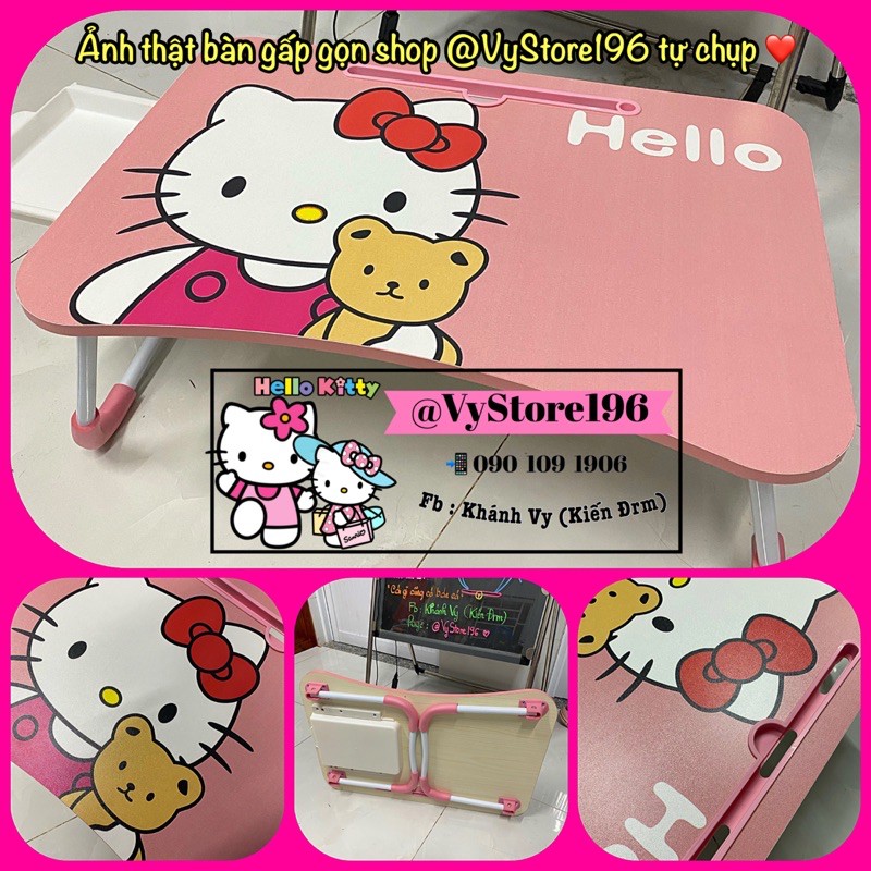 BÀN HỌC BÀN LÀM VIỆC ĐÔREMON - BÀN HỌC XẾP GỌN HELLO KITTY