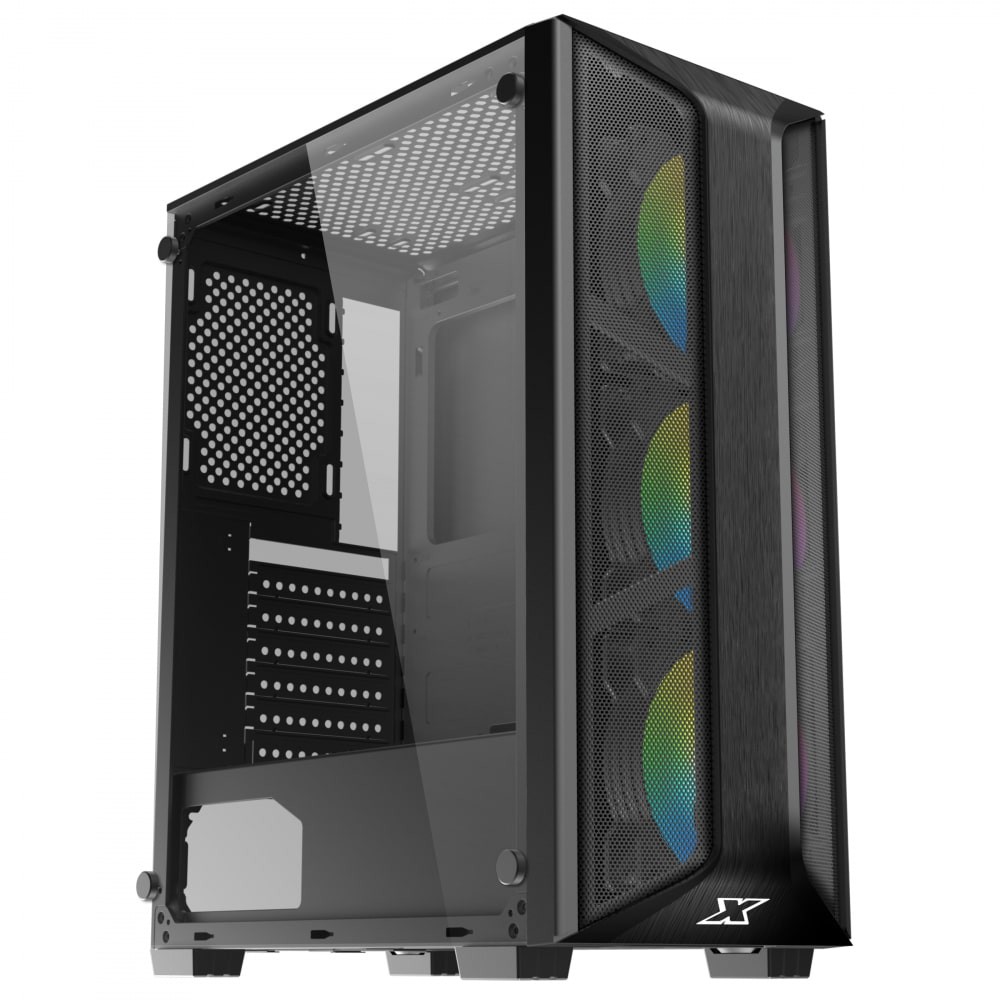 Case máy tính XIGMATEK TRIO 3FC (EN45686) - GAMING ATX, KÈM 03 FAN XIGMATEK X20C RGB
