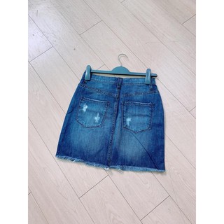 Chân Váy Jeans Rách S.P