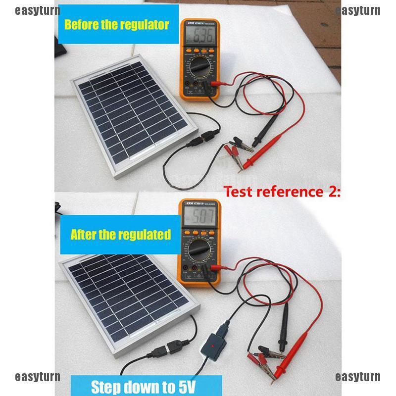 Tấm pin năng lượng mặt trời chuyển từ DC 6V-20V 18V sang 5V 2A có thể gấp lại