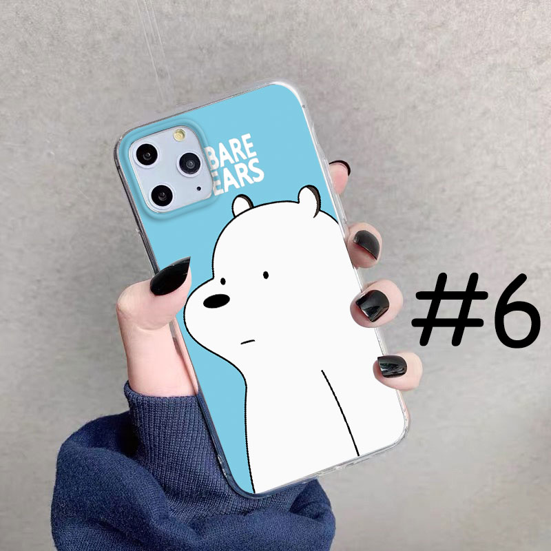 Ốp điện thoại họa tiết We Bare Bear dễ thương cho Nokia 2.1 3.1 5.1 6.1 Plus X5 X6