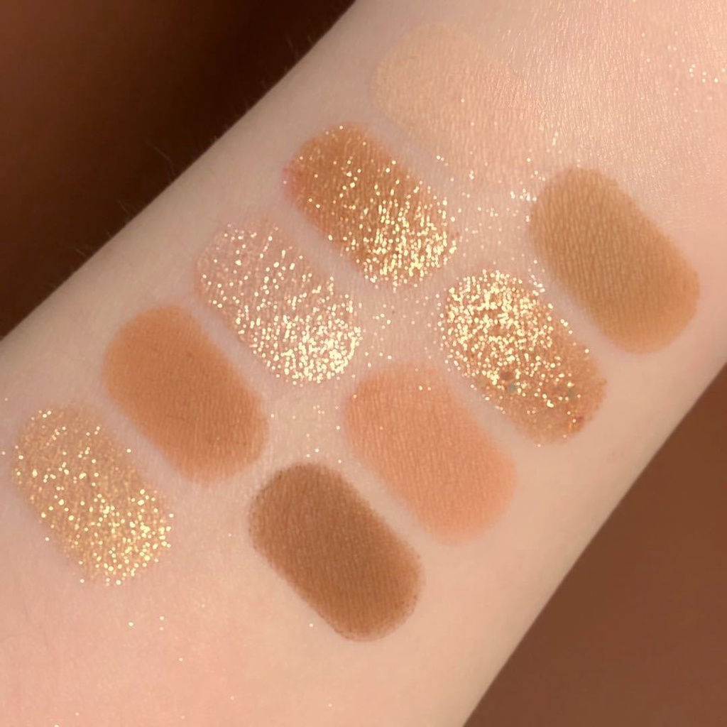 [Hàng mới về] Bảng phấn mắt VonGee 9 màu sắc hiệu ứng lì/ ánh nhũ trang điểm phong cách | BigBuy360 - bigbuy360.vn