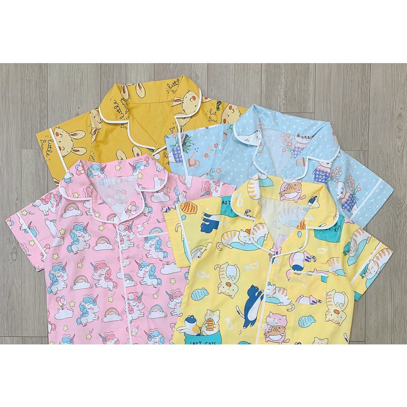 Pijama Melisa mèo thỏ-HÀNG SALE KO ĐỔI TRẢ