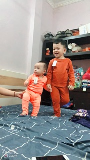 Bộ trơn bozip Carter cho bé yêu