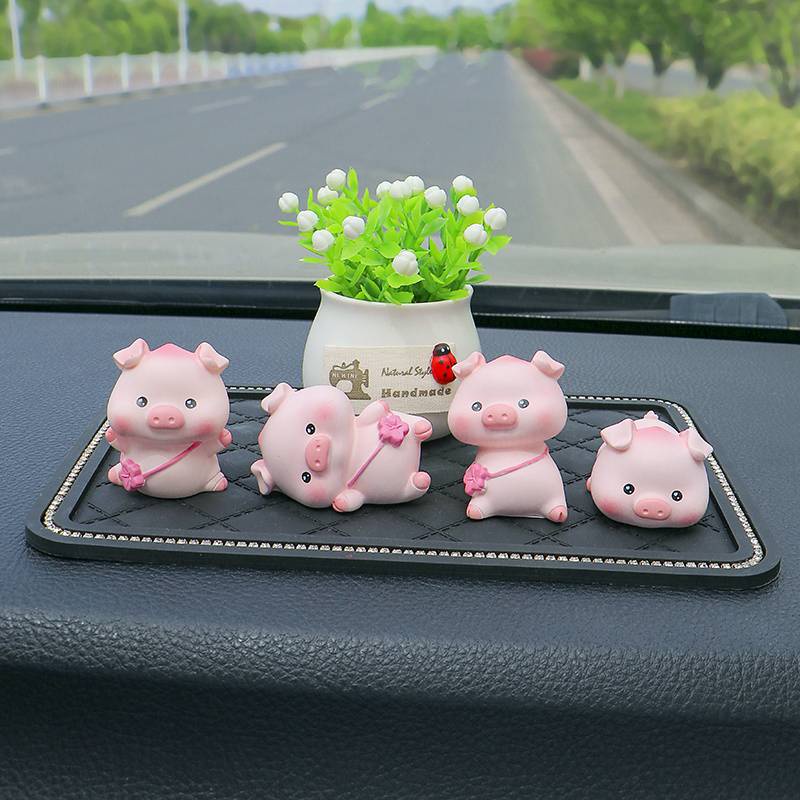 Set Heo Minie Cute Dễ Thương Trang Trí Taplo Ô Tô