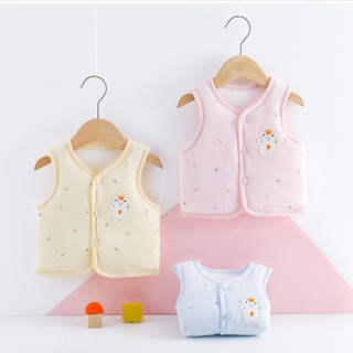 Áo gile trần bông mỏng cho bé 0-18m