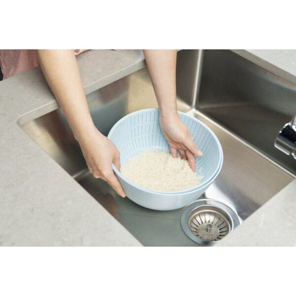 Bộ thau rổ đa năng Yoko inochi 23 cm chịu nhiệt độ cao, không giòn gãy, phai màu.