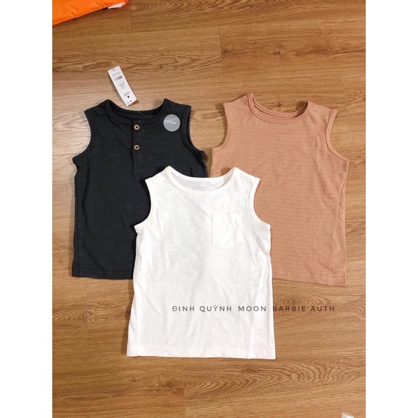 Set 3 áo ba lỗ Geo Auth 5/6y