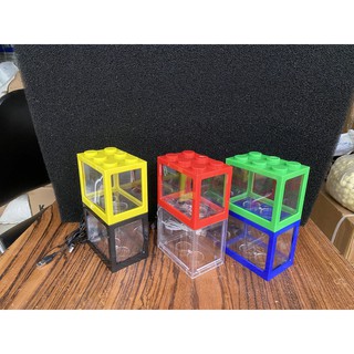 bể nhựa lego nuôi cá mini