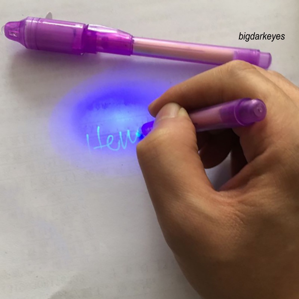 Set 3 Bút Tàng Hình Có Đèn UV Soi Tiền Giả Tiện Dụng