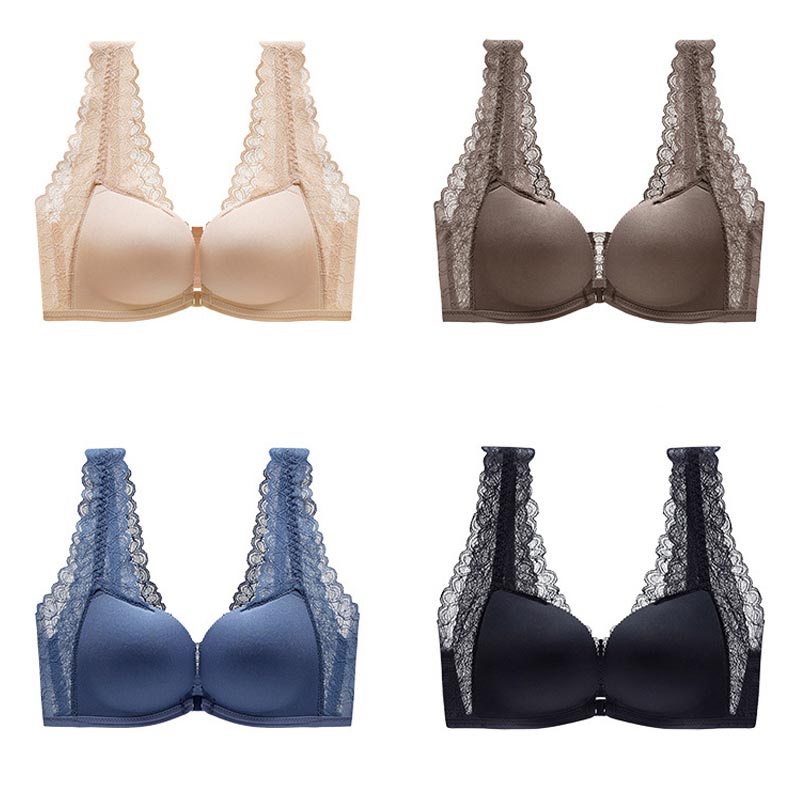 Áo bra ren không gọng thiết kế cài trước gợi cảm cho nữ