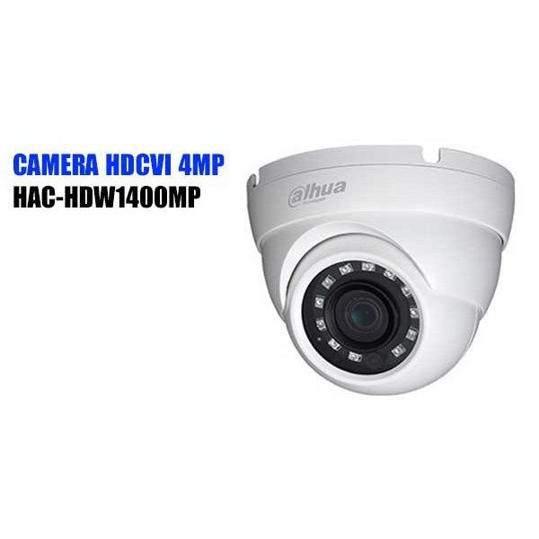 {Giá Hủy Diệt} Camera Dome HDCVI hồng ngoại 4.0 Megapixel DAHUA HAC-HDW1400MP - HÀNG CHÍNH HÃNG .