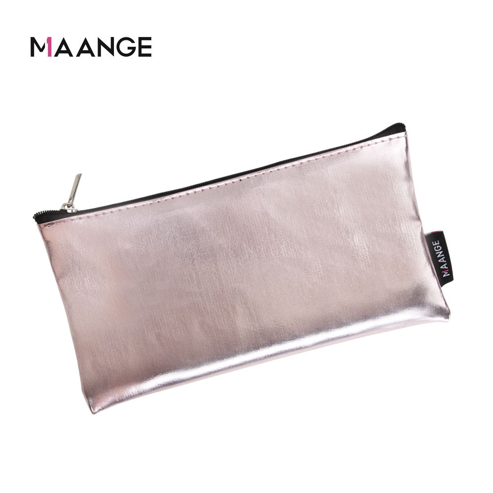 Túi Đựng Trang Điểm MAANGE Không Thấm Nước Chất Liệu PU Cao Cấp 0117