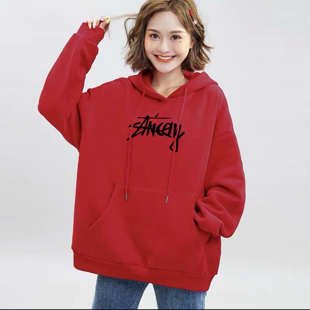 Áo Khoác Nam / Nữ Hoodie Vải Nỉ In Ancey Nhiều Màu Sắc Trẻ Trung Model 8104-HDI11 - áo phông nỉ Unisex Form rộng | BigBuy360 - bigbuy360.vn