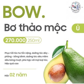 BOW - Kem ủ tóc Bơ Thảo Mộc 🎁cột tóc srunchies