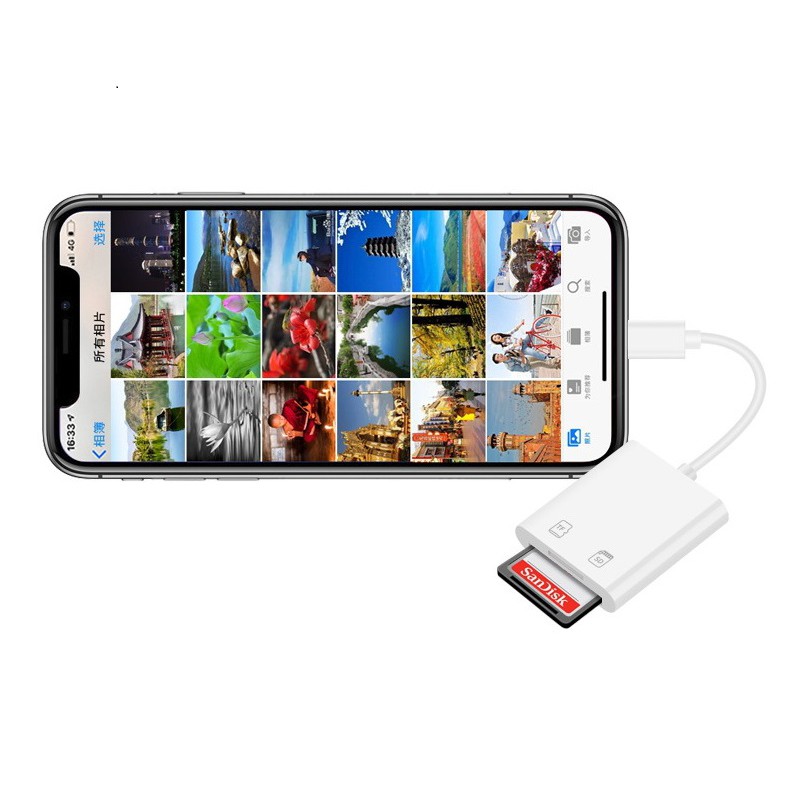 Đầu đọc thẻ nhớ iPhone iPad ( SD / Micro SD )