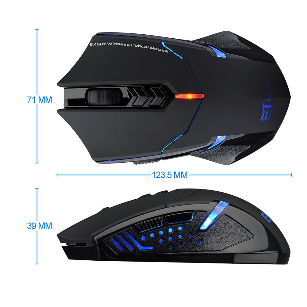 Chuột Gaming X-08 Không Dây 2.4g