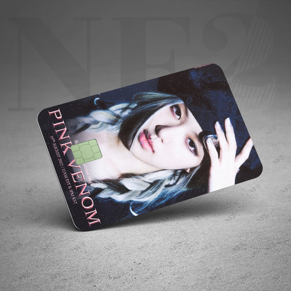 PINK VENOM CARD - Decal Sticker Thẻ ATM  Miếng Dán Trang Trí NF2 Cards