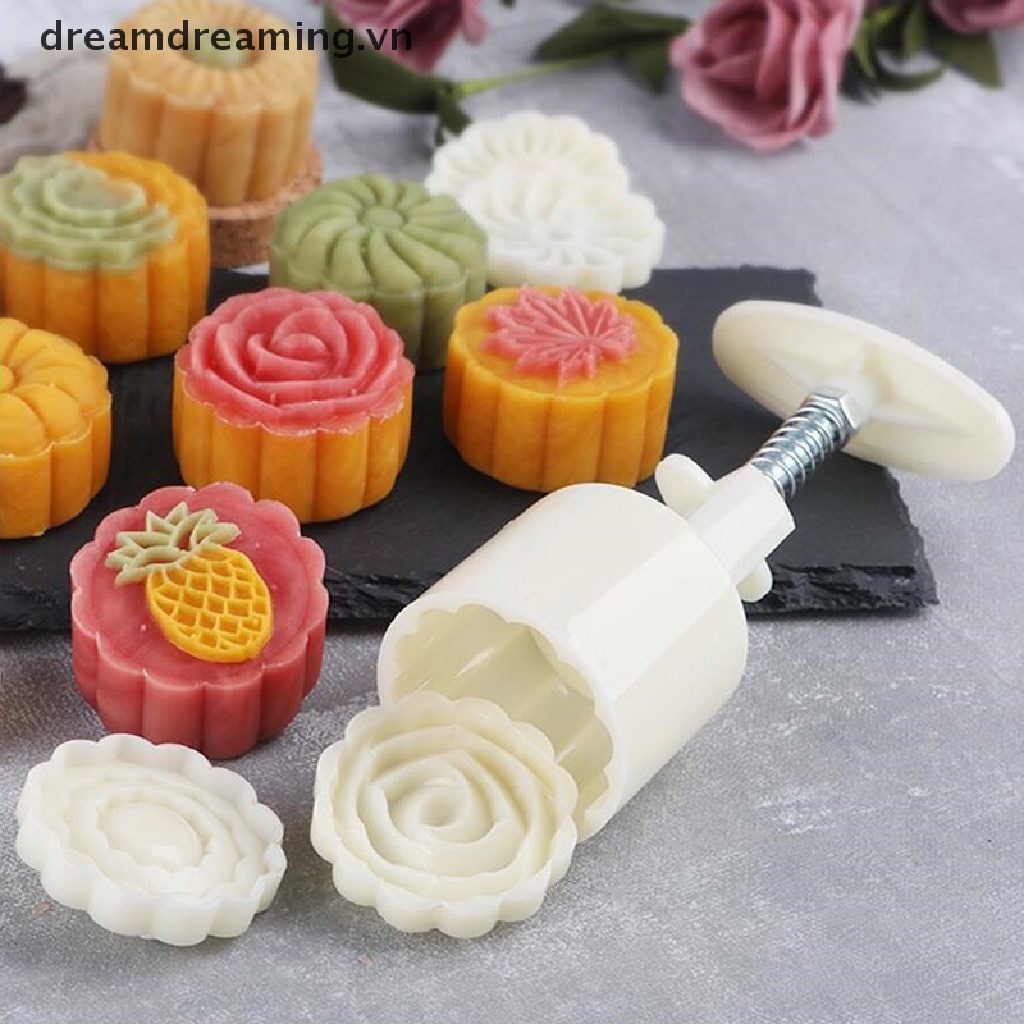 Bộ Khuôn Làm Bánh Trung Thu An Toàn Thực Phẩm Diy