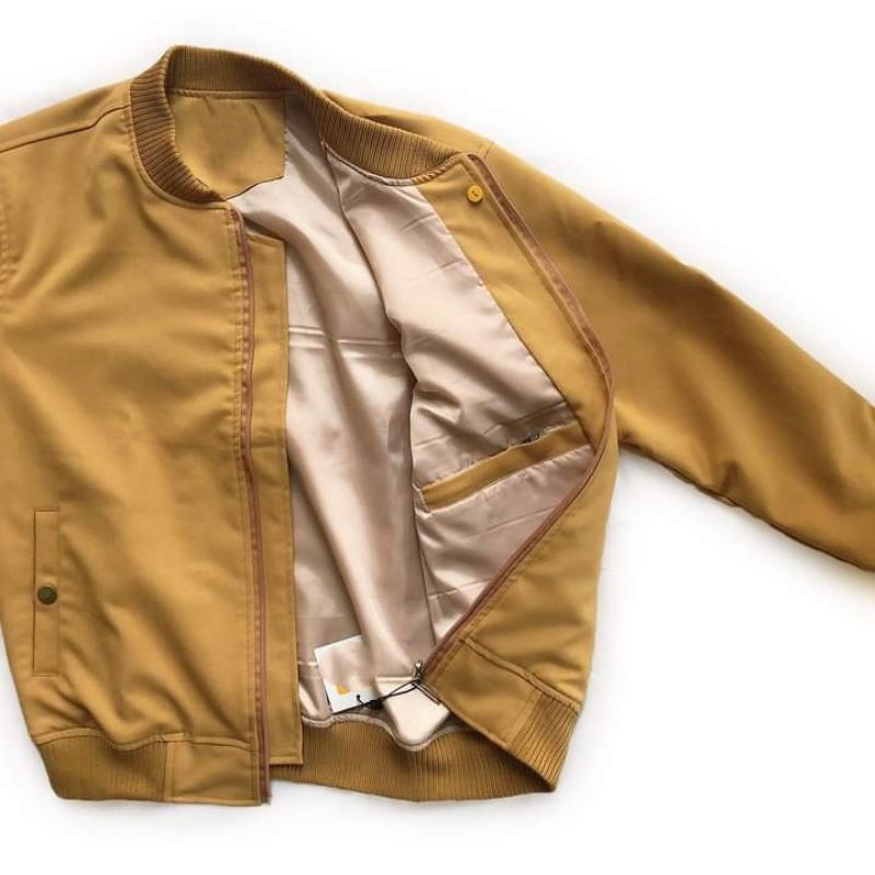 Áo khoác kaki nam nữ kiểu bamber