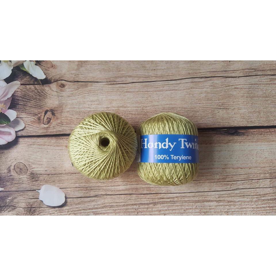 Sợi cotton lụa móc váy áo mùa hè, bikini,... (bảng màu đỏ, vàng, cam) | BigBuy360 - bigbuy360.vn