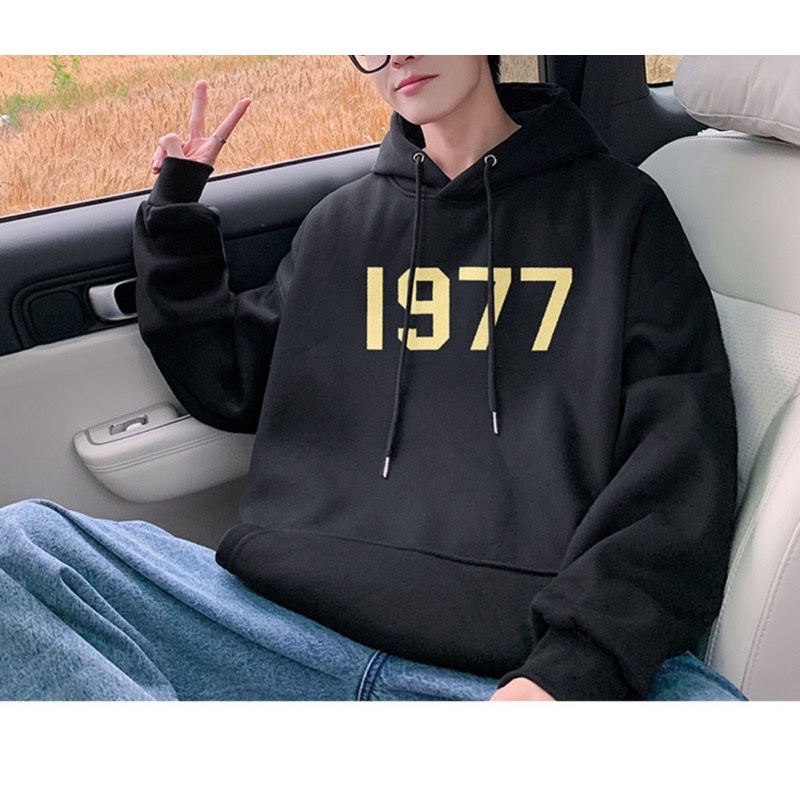 (Ảnh Thật) Áo Khoác Hoodies 1977 - Chất Nỉ Mát - Thời Trang Chống Nắng Hàn Quốc
