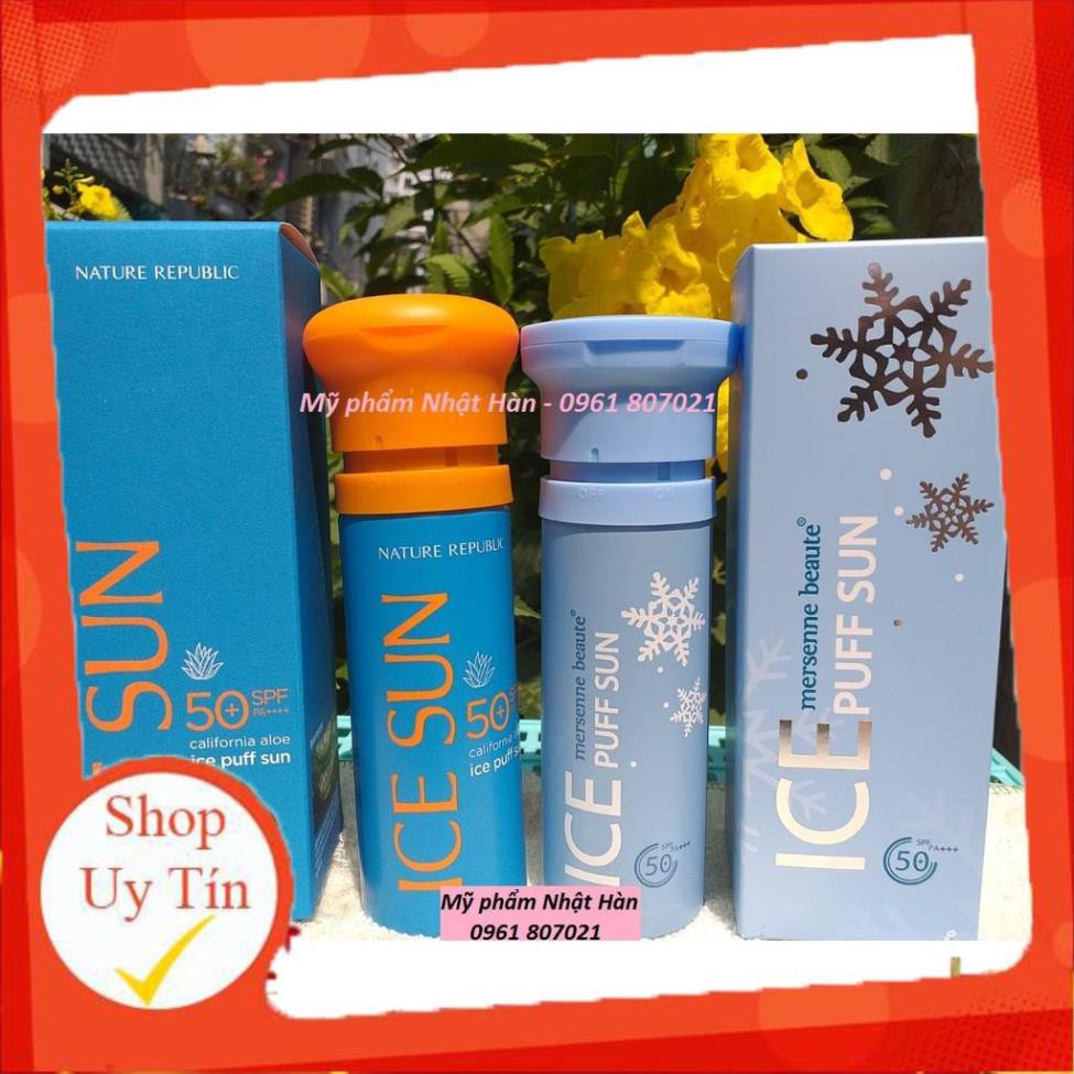 Kem chống nắng ICE SUN/ ICESUN/ ICE PUFF SUN SPF 50+ MẪU MỚI 2020