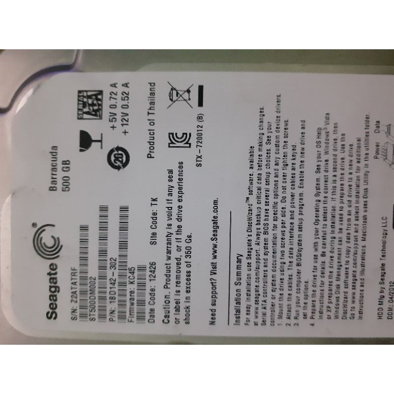 Ổ cứng HDD 500G PC