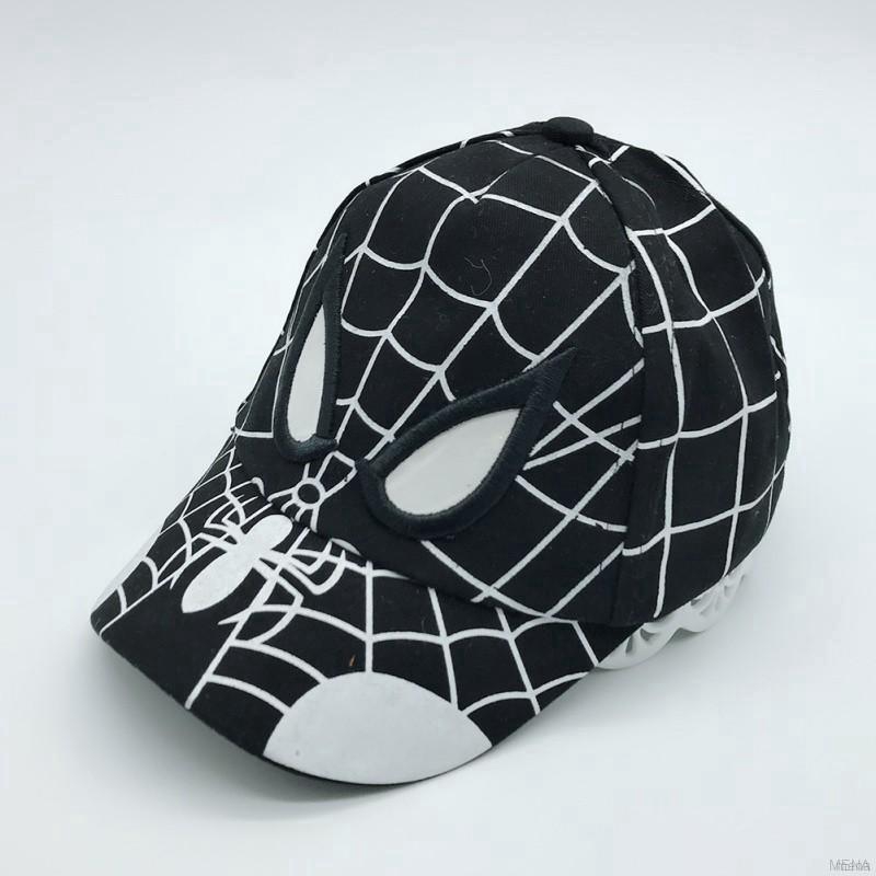 Mũ lưỡi trai hoạ tiết nhện cho bé