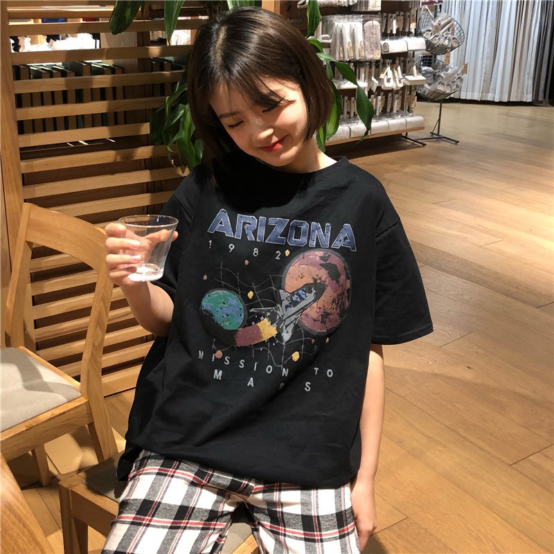 🌸Siêu Rẻ 💯  Áo thun tay lỡ arizona sao hỏa unisex oversize CHẤT ĐẸP CÓ FREESHIP | BigBuy360 - bigbuy360.vn