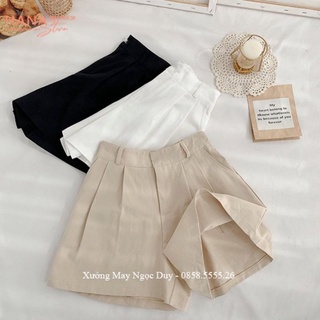 Quần đùi vải đũi nhiều size