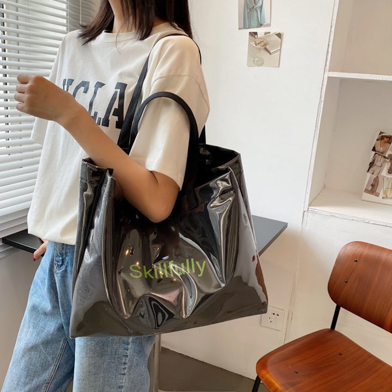 Túi Xách Trong Suốt Chống Thấm Nước Phong Cách Hàn Quốc Dành Cho Nữ