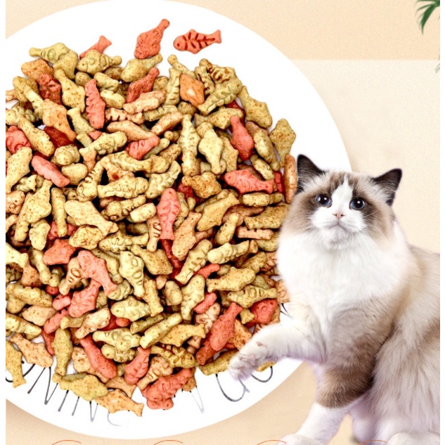 [HCM] Bánh quy cho mèo, bánh quy cho thú cưng - Hộp 200gr