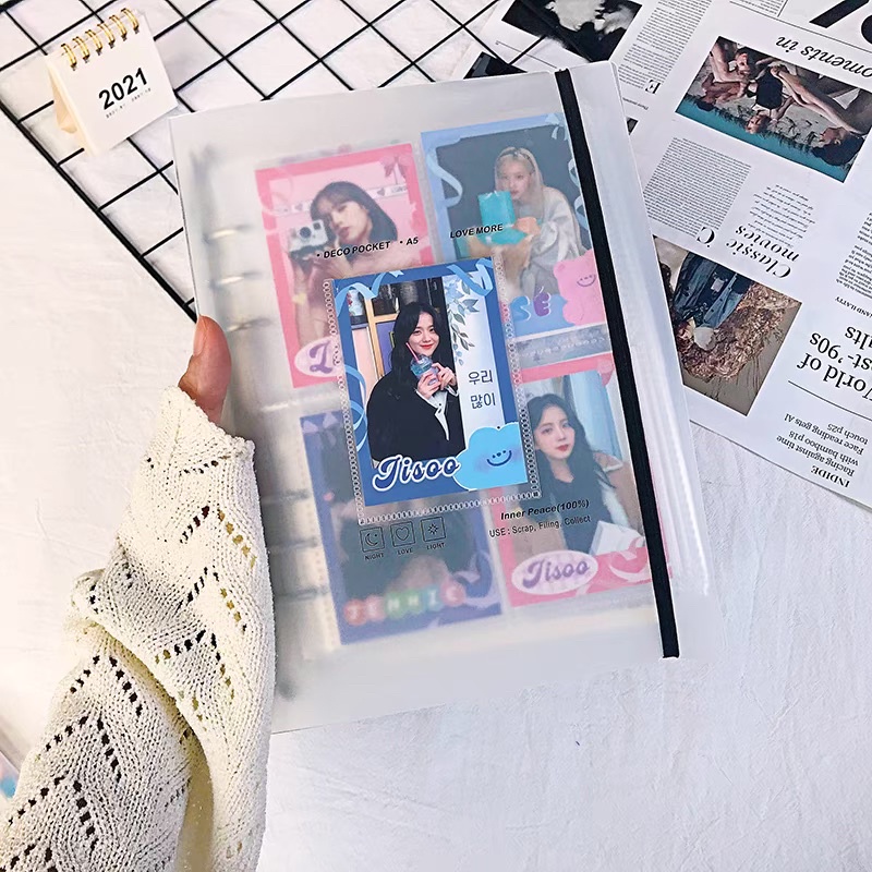 Binder bìa cứng A5 đựng ảnh - collect kpop card