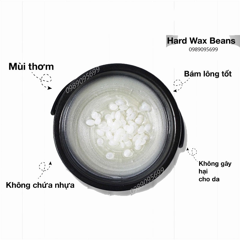 Sáp Wax Lông Nóng HARD WAX BEANS 100G chuẩn