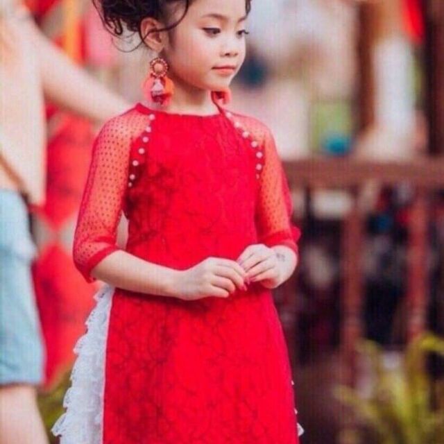 áo dài cách tân cho bé gái