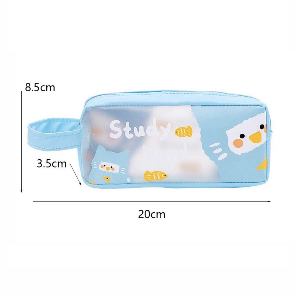 [Stationery] Hộp Bút, Túi Đựng Bút Cỡ Lớn Họa Tiết Dễ Thương Chống Thấm Nước Đa Năng Nhiều Màu Sắc