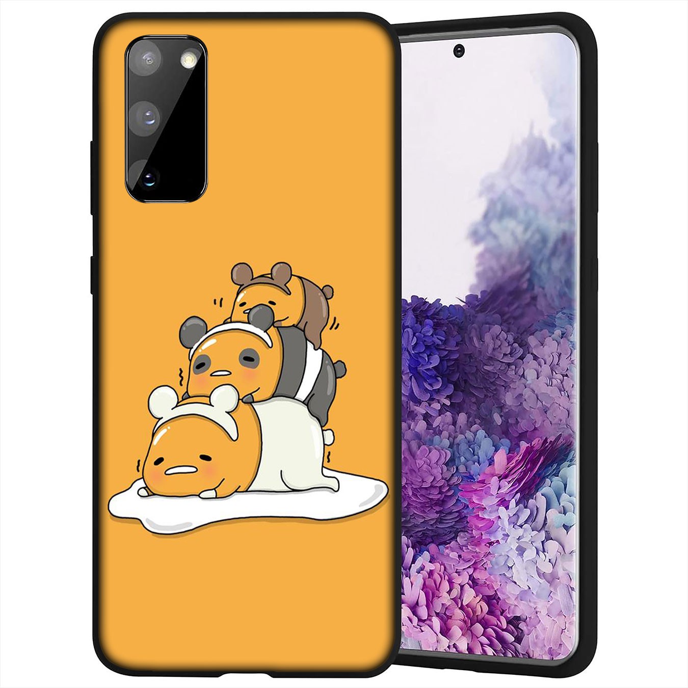 Samsung Galaxy S21 Ultra S8 Plus F62 M62 A2 A32 A52 A72 S21+ S8+ S21Plus Casing Soft Silicone H13 Anime We Bare Bears Phone Case