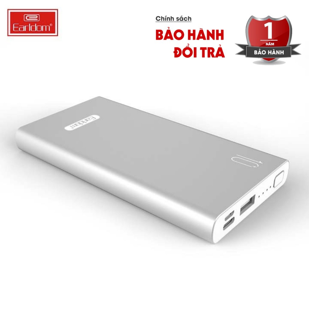 [Mã 267ELSALE hoàn 7% đơn 300K] Sạc Dự Phòng 10000mAh Earldom PB30 Hàng Chính Hãng