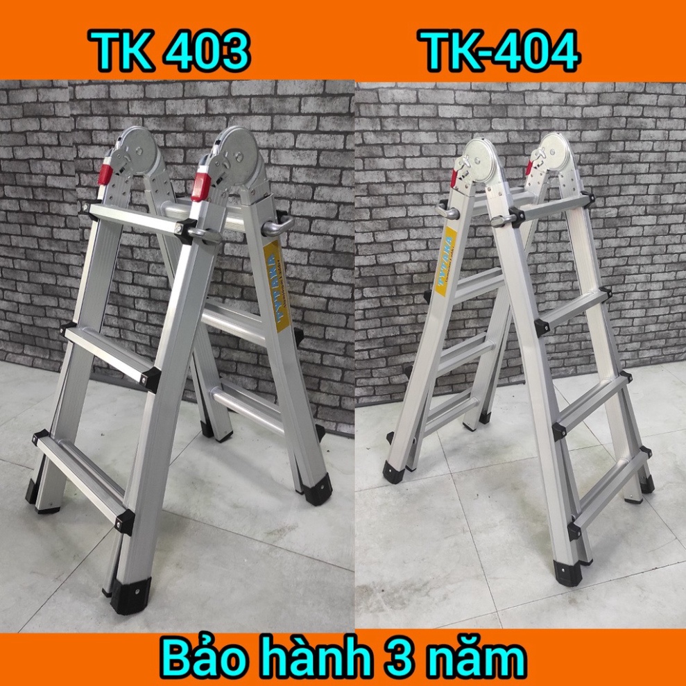 Thang nhôm gấp trượt chữ A TYTAKA TK- 43-TK44