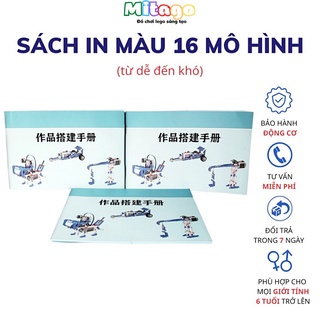 Đồ chơi lắp ráp trí tuệ Lego 9686 tặng động cơ + sách màu hướng dẫn, đồ chơi lắp ráp kỹ sư cơ khí