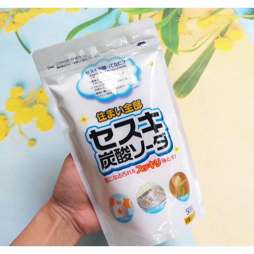 Bột baking soda Sesuki 500g (tẩy trắng) Rocket