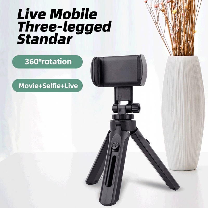 Giá đỡ tripod mini FONKEN nhỏ gọn xoay được 360 độ có kẹp cho điện thoại thông minh máy ảnh