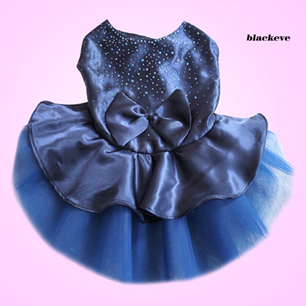 Đầm công chúa đính kim sa sang trọng cho thú cưng